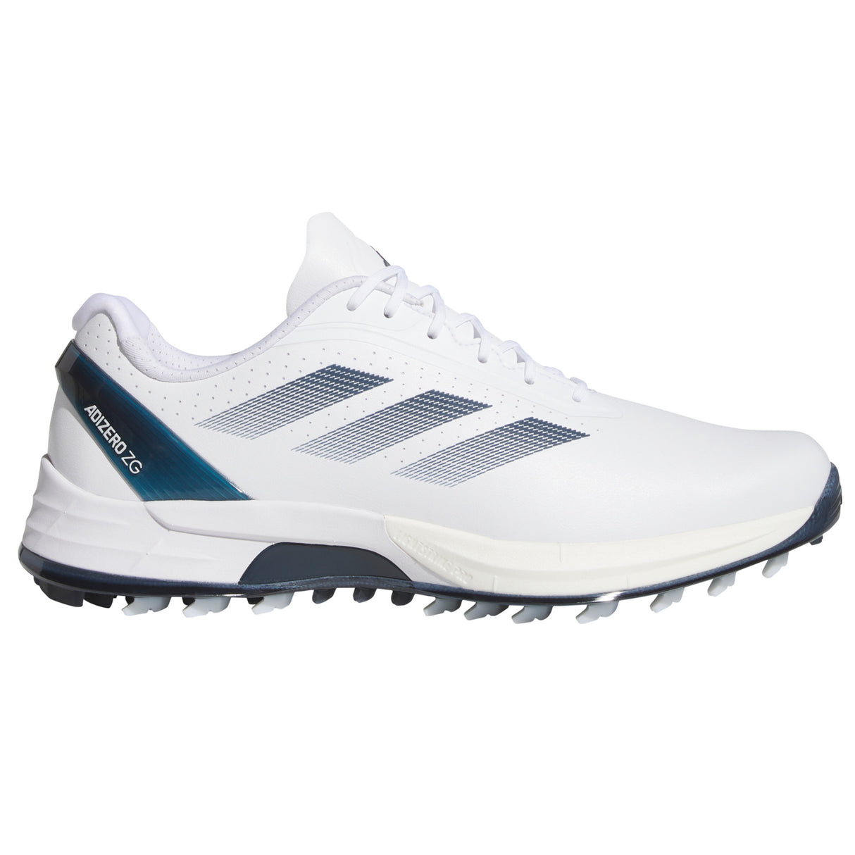Adidas Adizero ZG 2026 Herren Golfschuhe, Weiß / Blau