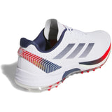 Adidas Adizero ZG Herren Golfschuhe 2026, Weiß / Blau / Rot