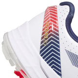 Adidas Adizero ZG Herren Golfschuhe 2026, Weiß / Blau / Rot