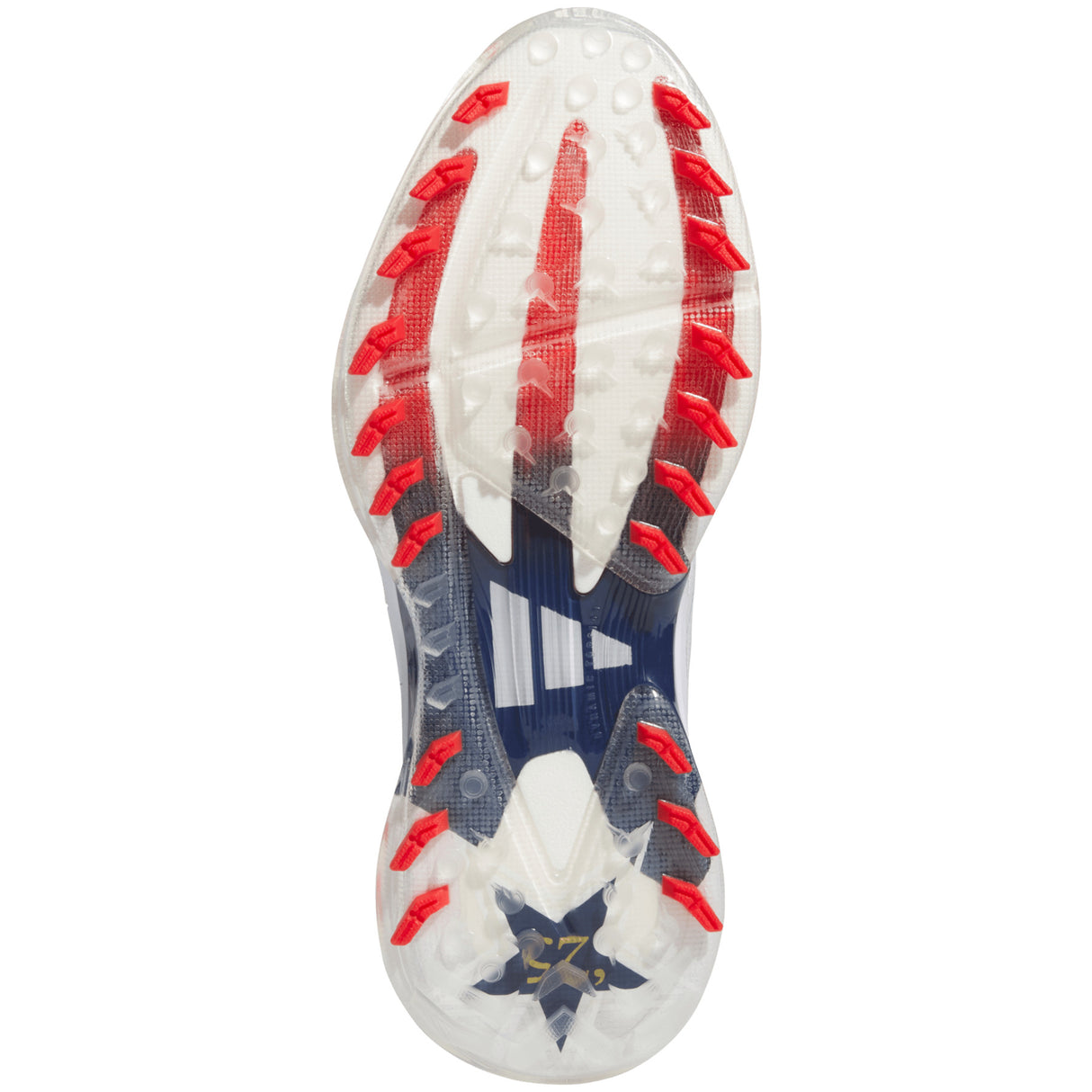 Adidas Adizero ZG Herren Golfschuhe 2026, Weiß / Blau / Rot