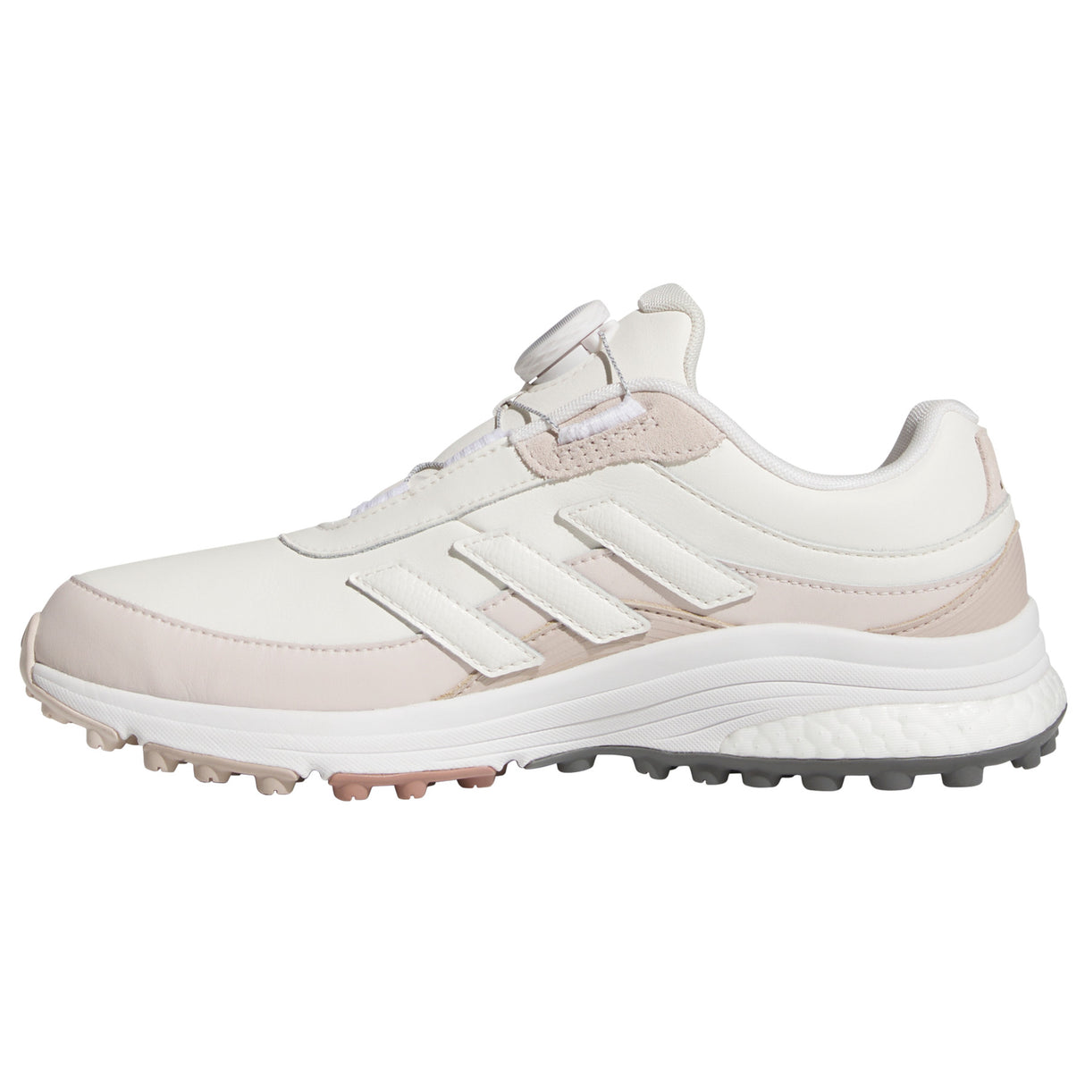 Adidas Zoysia BOA Damen Golfschuhe, Hellbraun / Weiß