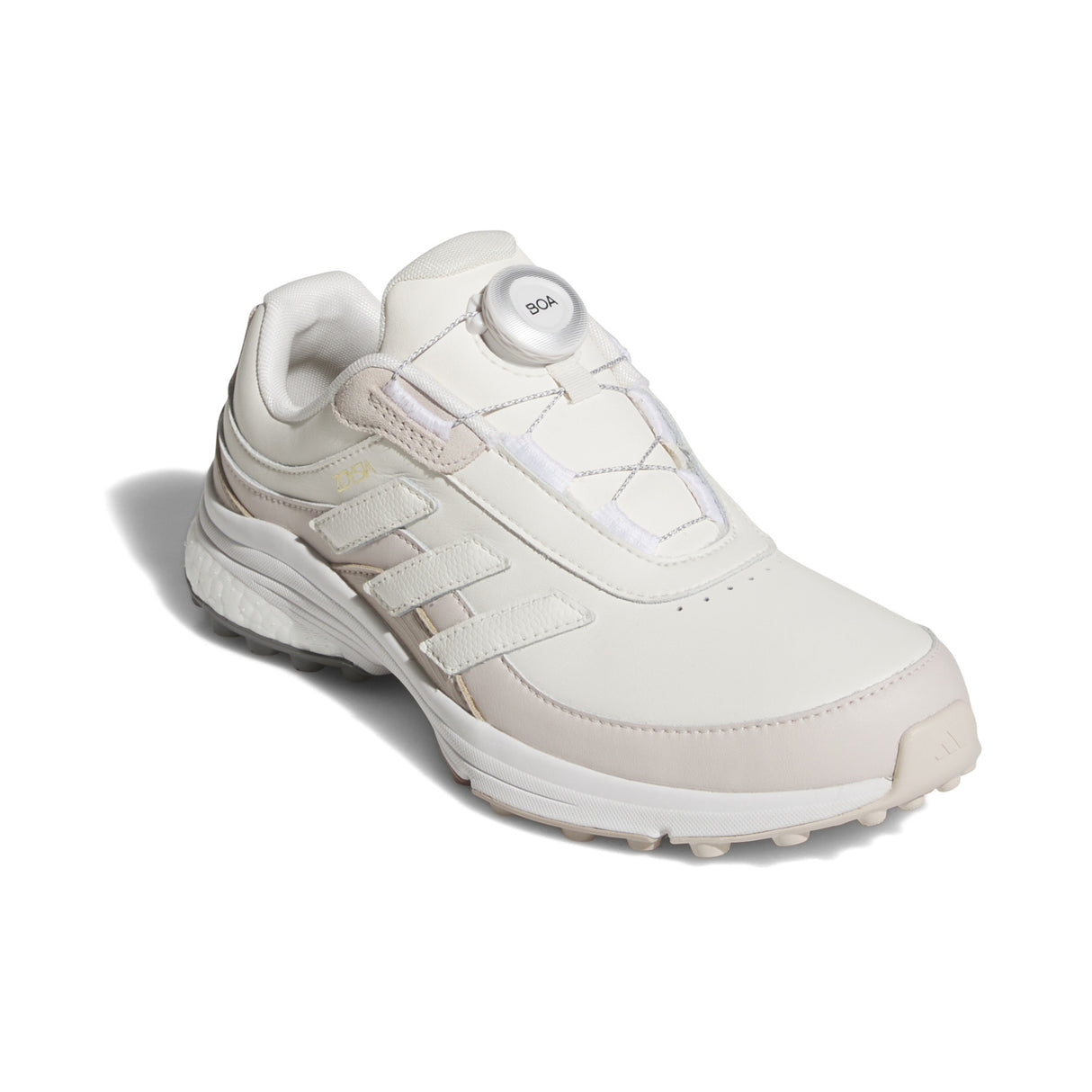 Adidas Zoysia BOA Damen Golfschuhe, Hellbraun / Weiß