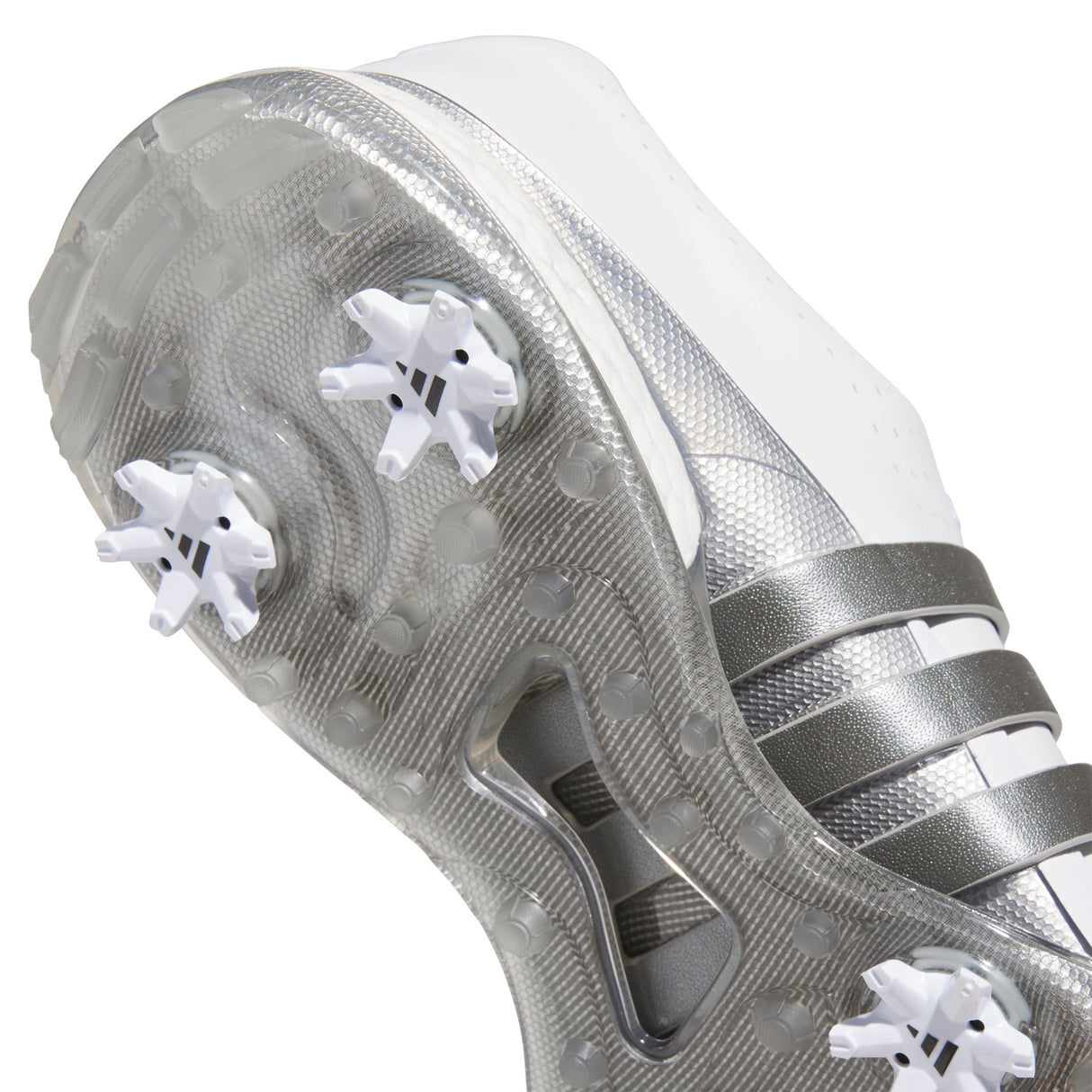 Adidas Tour 360 Herren Golfschuhe 2026, Weiß / Silbergrau