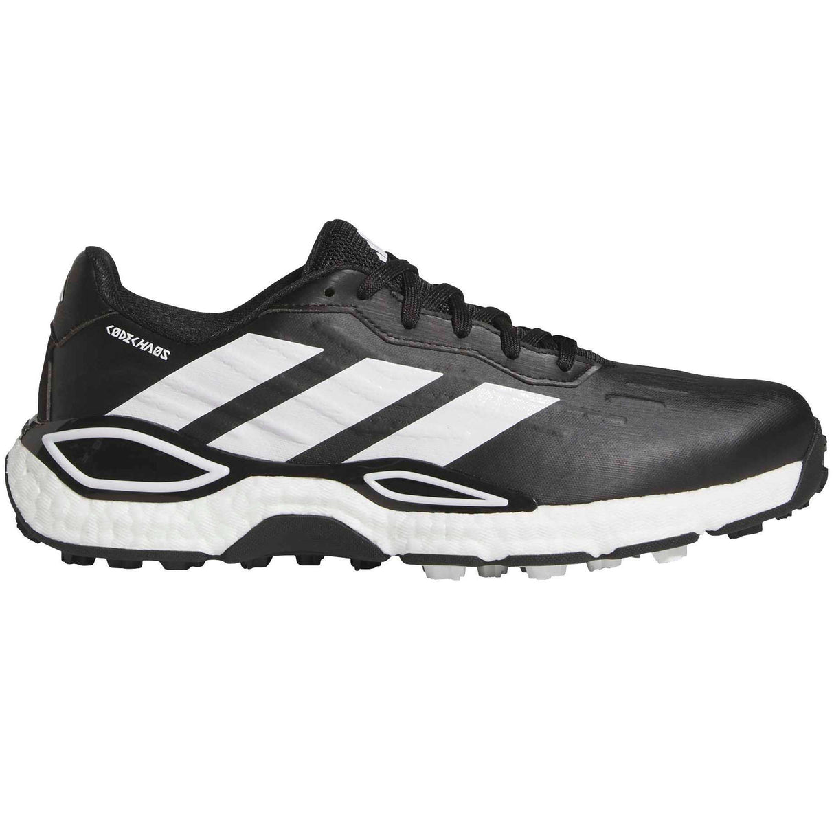 Adidas 2027 CodeChaos Herren Golfschuhe, Schwarz / Weiß - Golflaedchen.de