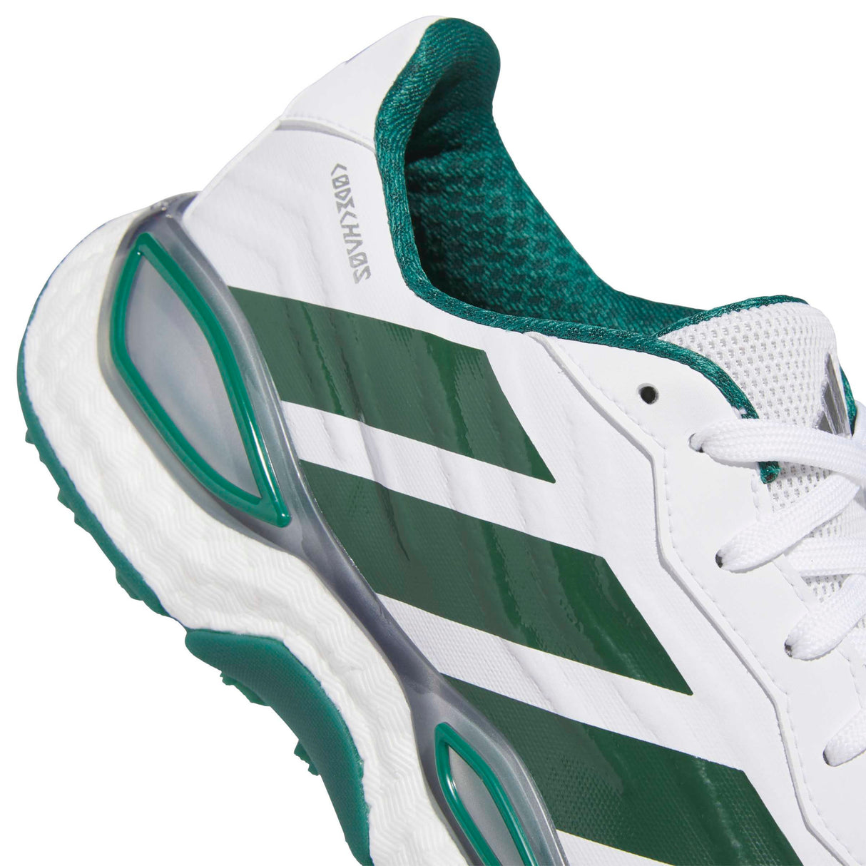 Adidas 2027 CodeChaos Herren Golfschuhe, Weiß / Grün