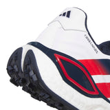 Adidas 2027 CodeChaos Herren Golfschuhe, Weiß / Blau / Rot