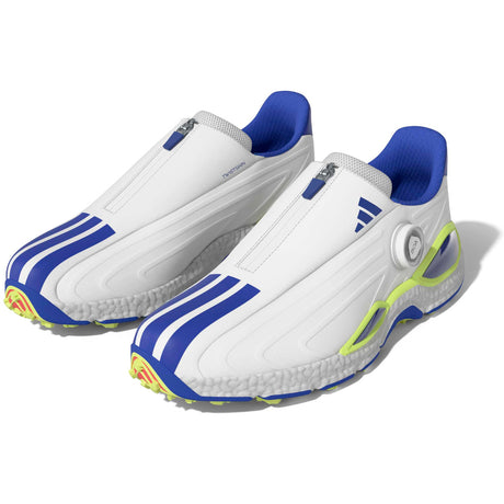 Adidas 2027 ChodeChaos BOA Herren Golfschuhe, Weiß / Blau - Golflaedchen.de