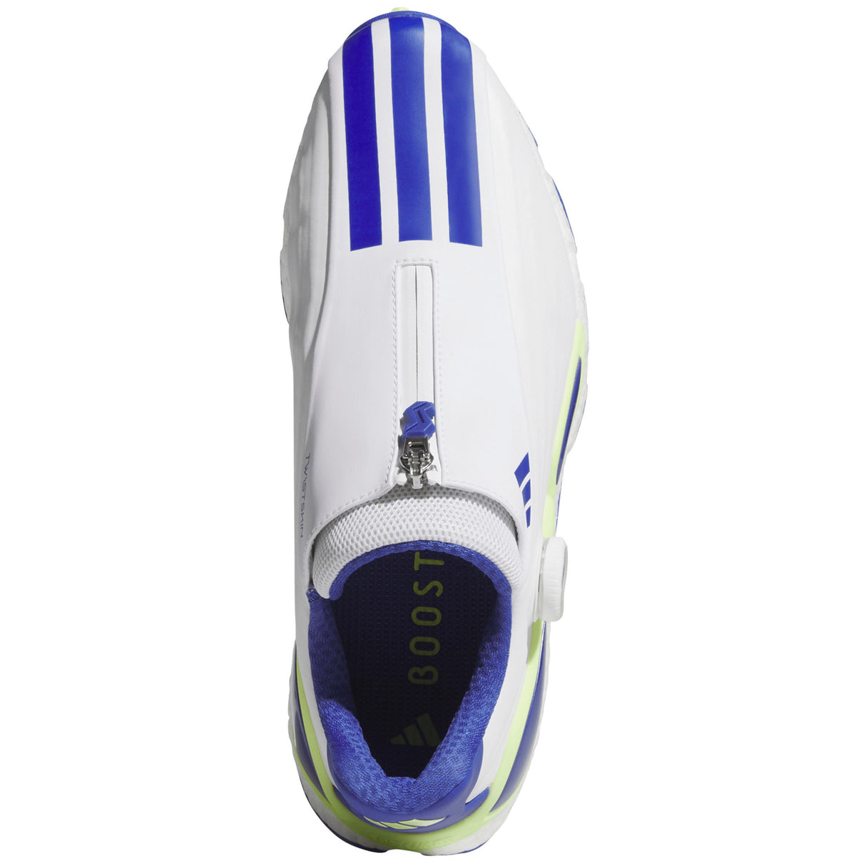 Adidas 2027 ChodeChaos BOA Herren Golfschuhe, Weiß / Blau