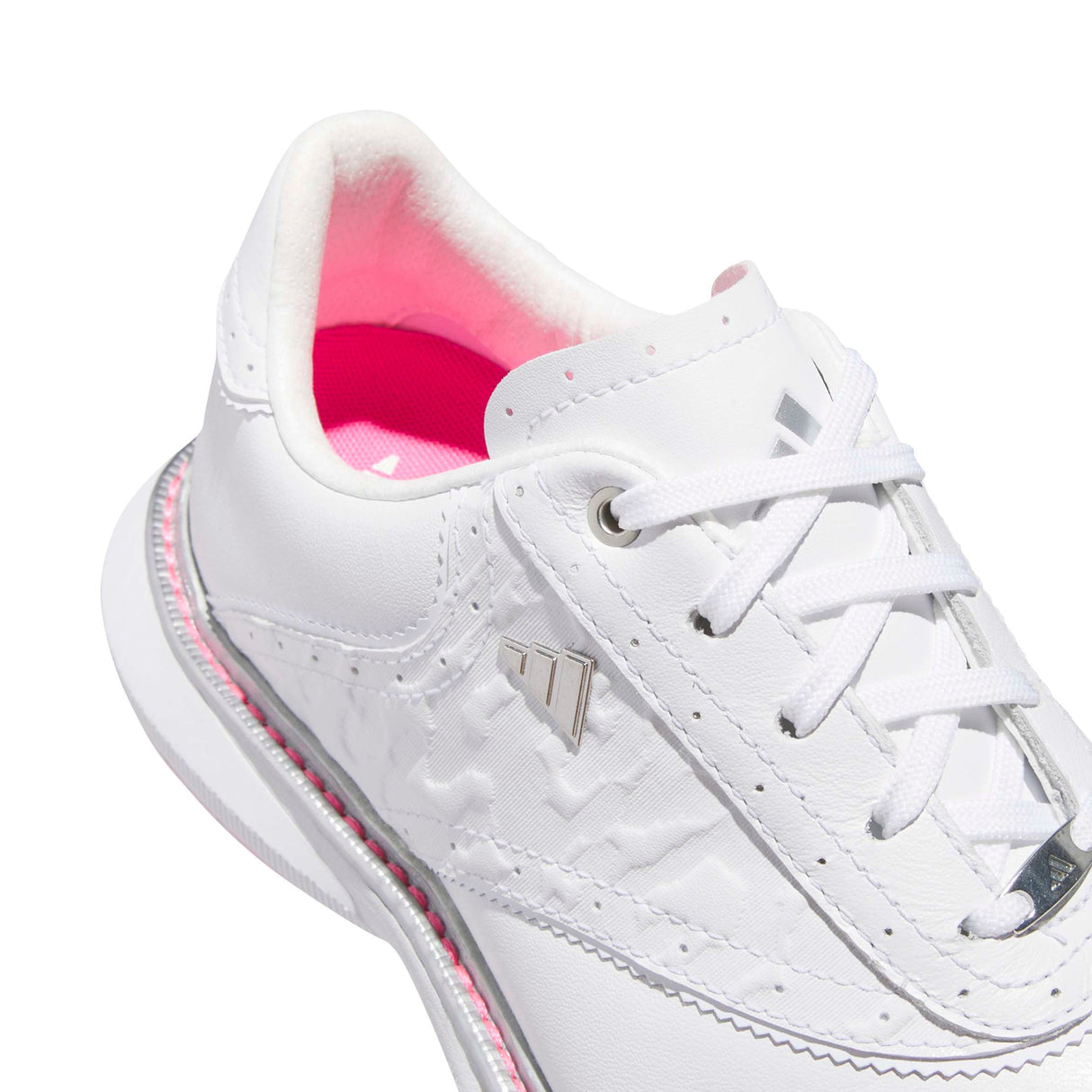 Adidas MC70 SL Spikeless Damen Golfschuhe, Weiß / Silbergrau - Golflaedchen.de