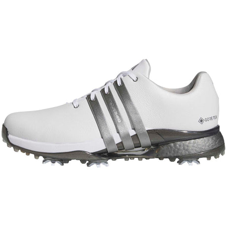 Adidas Tour360 Gore-Tex Herren Golfschuhe, Weiß / Silbergrau - Golflaedchen.de