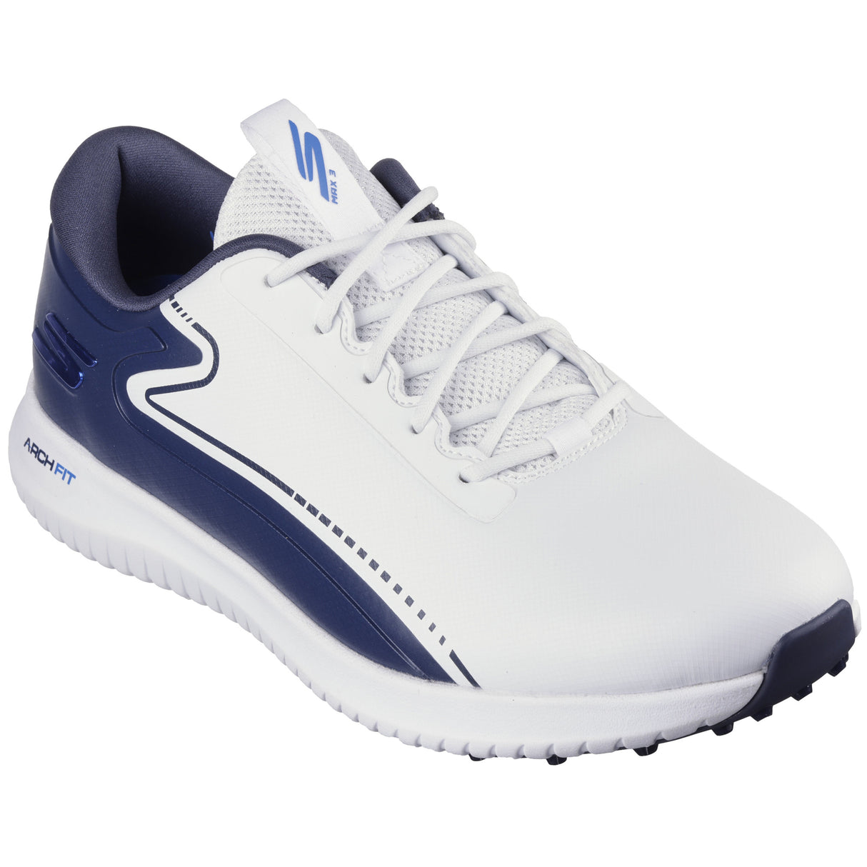 Skechers Max 3 Herren Golfschuhe, Weiß / Navy