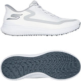 Skechers 2026 Flight Herren Golfschuhe, Weiß / Silbergrau - Golflaedchen.de