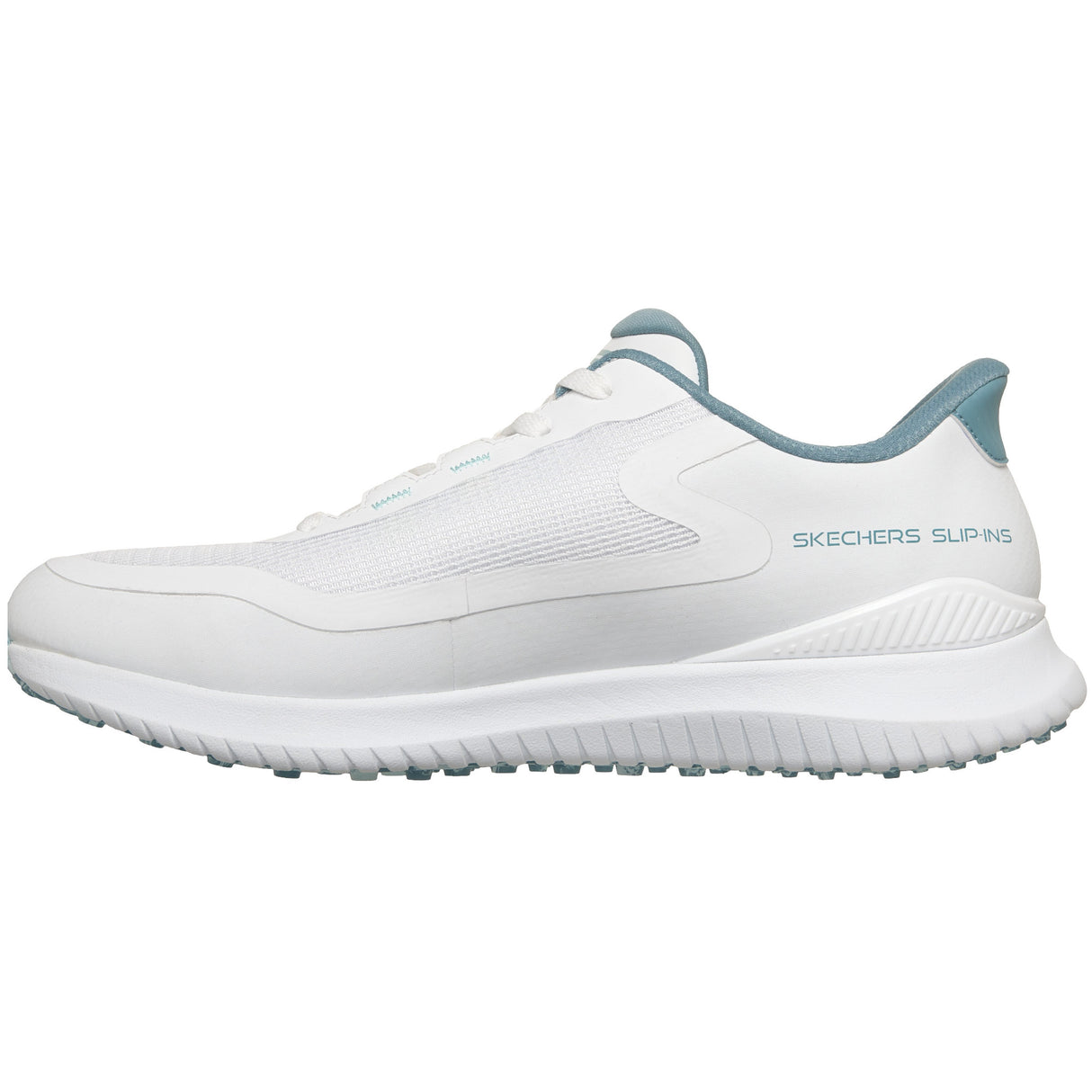 Skechers 2026 Flight Herren Golfschuhe, Weiß / Hellblau - Golflaedchen.de