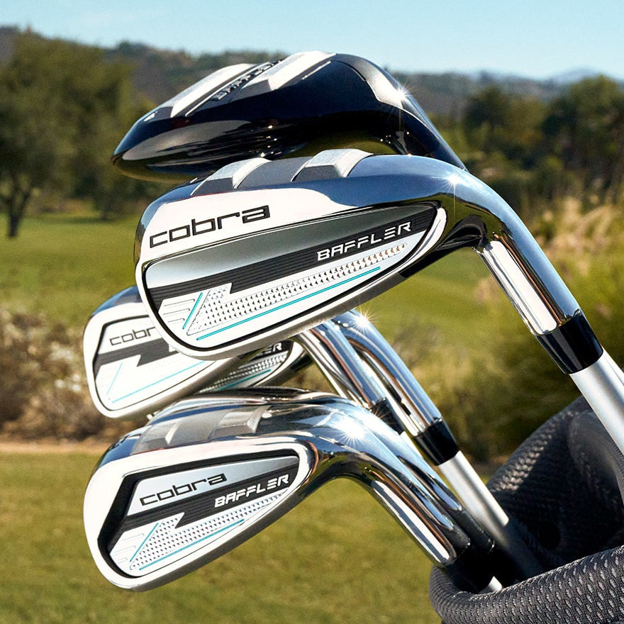 Cobra Baffler Combo Hybrid / Eisenset, Graphitschaft, Damen Rechtshand