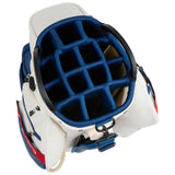Cobra Ultralight 2 Cartbag, Offwhite / Blau / Rot - Golflaedchen.de