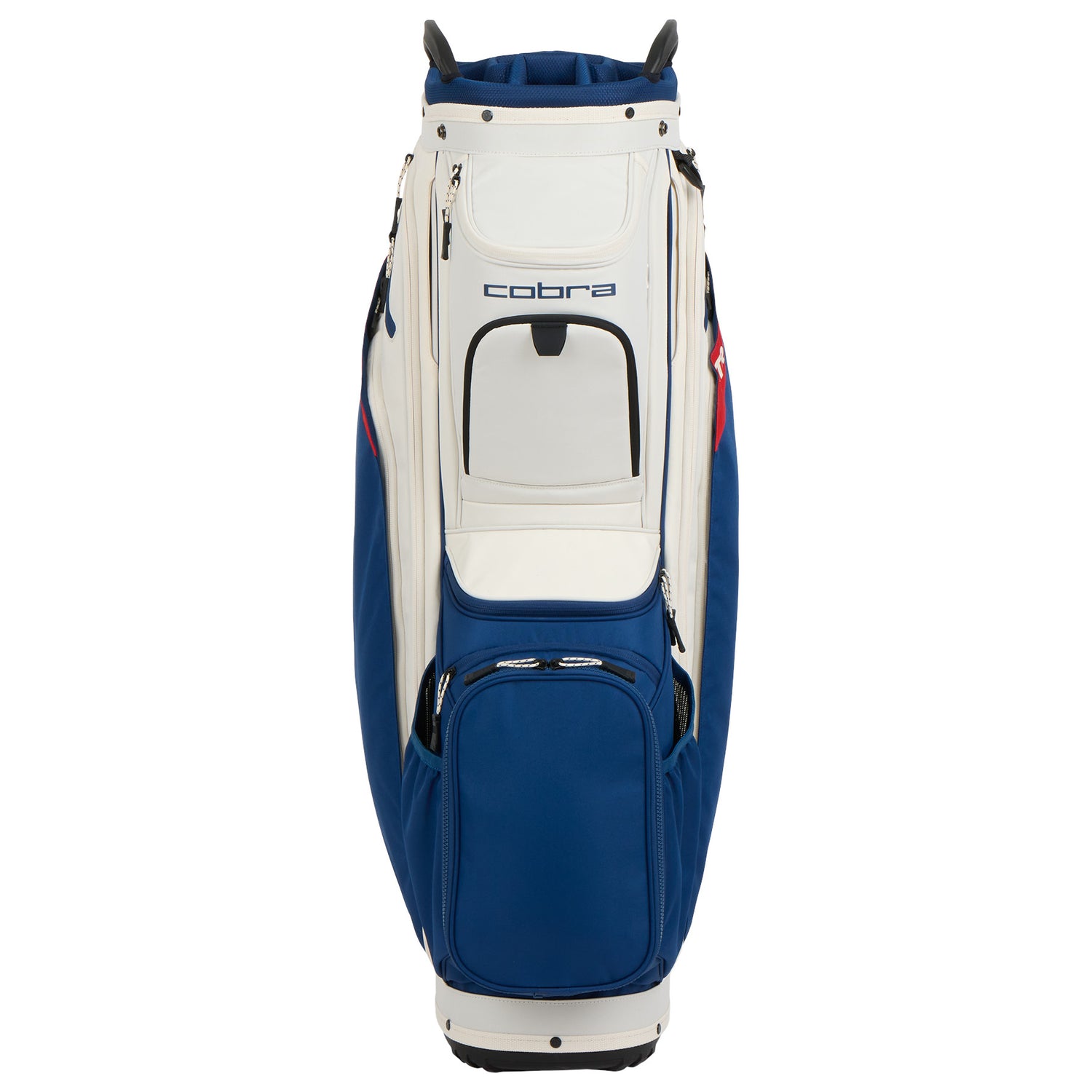 Cobra Ultralight 2 Cartbag, Offwhite / Blau / Rot - Golflaedchen.de