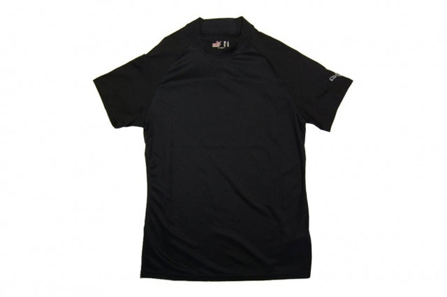 Puma Golf Mock Neck Body Map Damen Top, Schwarz, S