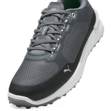 Puma IGNITE Elevate X Herren Golfschuhe, Grau / Schwarz / Weiß