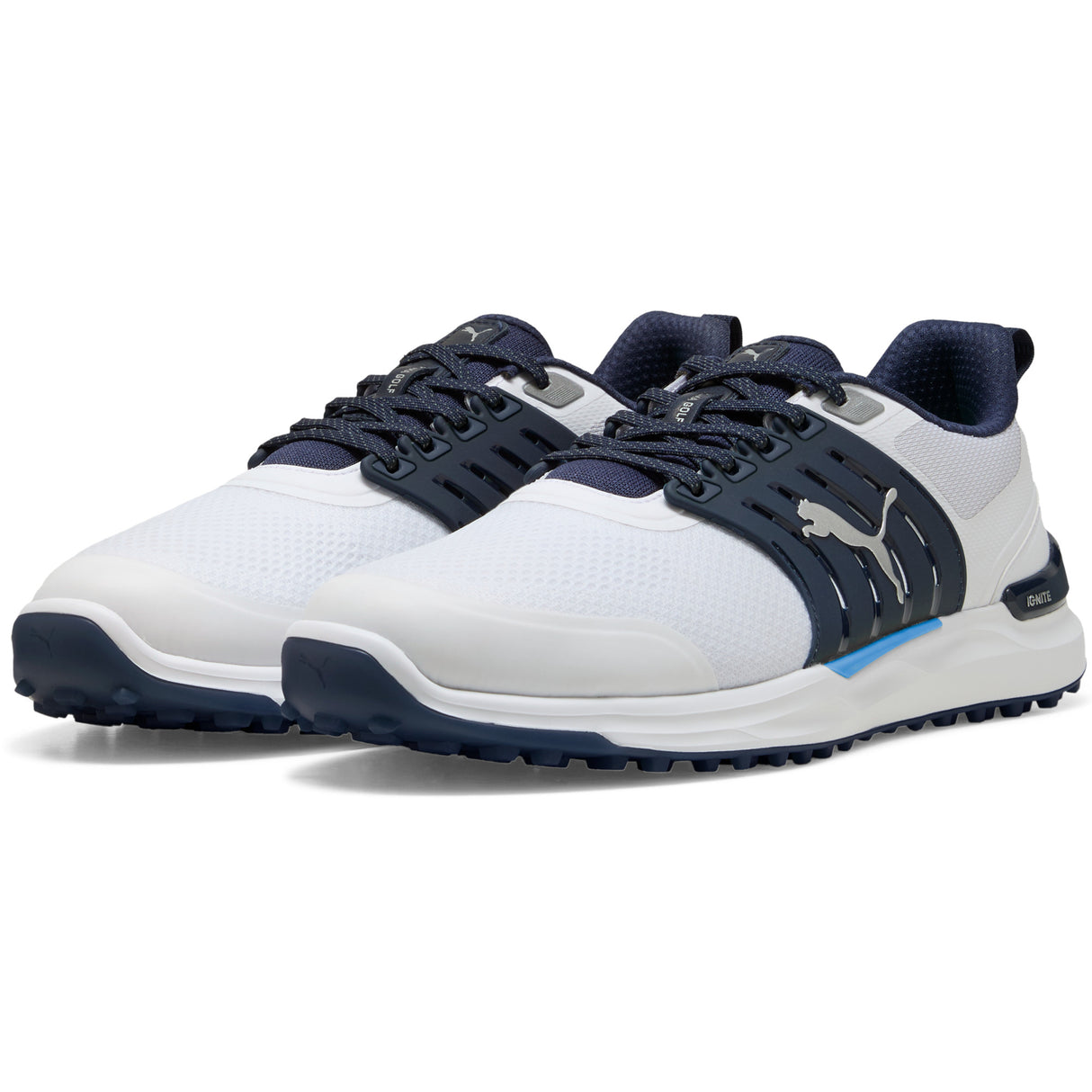 Puma IGNITE Elevate 2 Herren Golfschuhe, Weiß / Navy