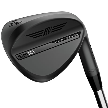Titleist Vokey Design SM10 Wedge, Jet Black, Stahlschaft, Herren Rechtshand