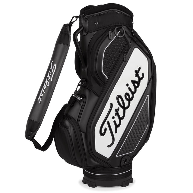 Titleist 2026 Midsize Staff Cartbag, Schwarz / Weiß