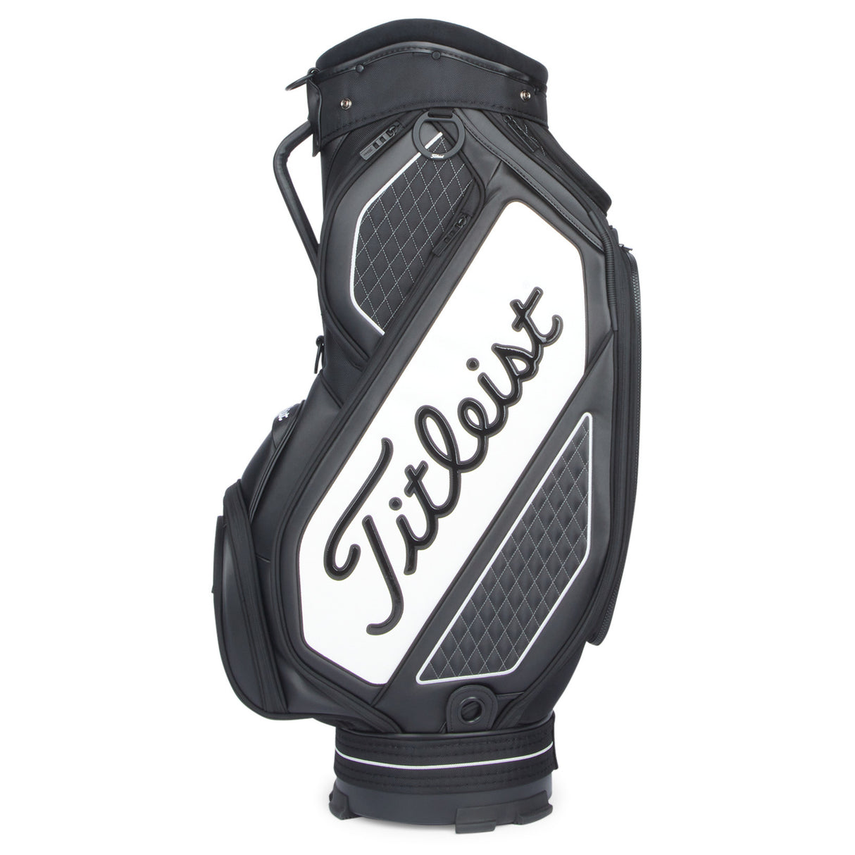 Titleist 2026 Midsize Staff Cartbag, Schwarz / Weiß