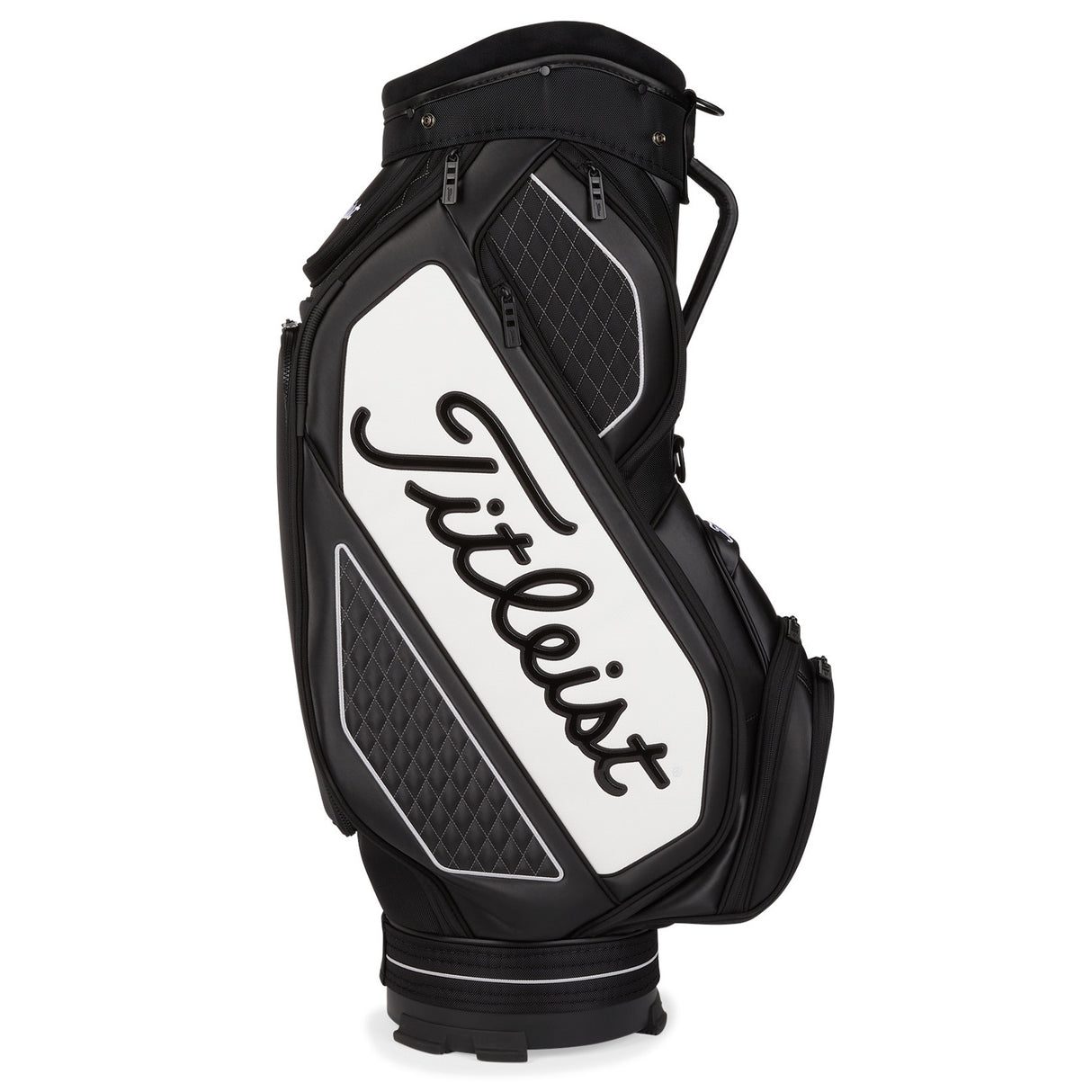 Titleist 2026 Midsize Staff Cartbag, Schwarz / Weiß