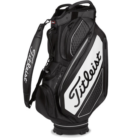 Titleist 2026 Premium StaDry Waterproof Cartbag, Weiß / Schwarz