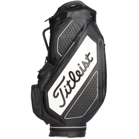 Titleist 2026 Premium StaDry Waterproof Cartbag, Weiß / Schwarz