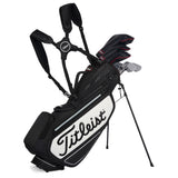 Titleist 2026 Premium Tour Staff StaDry Waterproof Standbag, Weiß / Schwarz