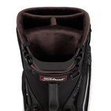 Titleist 2026 Premium Tour Staff StaDry Waterproof Standbag, Weiß / Schwarz