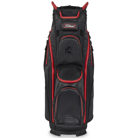 Titleist 2026 Cart 14 StaDry Waterproof Cartbag, Schwarz / Rot