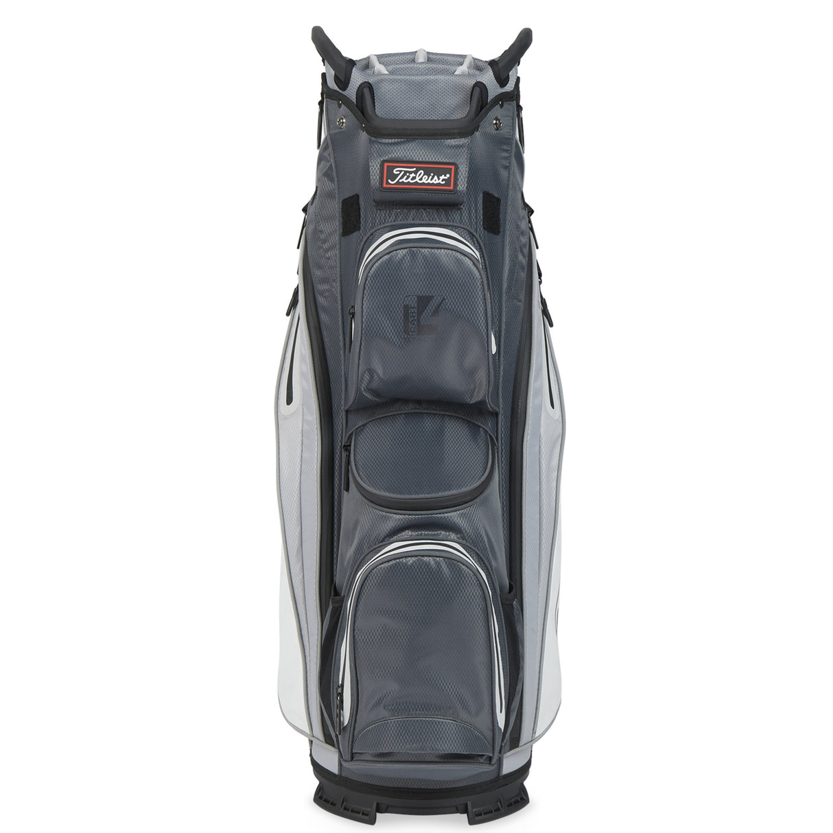 Titleist 2026 Cart 14 StaDry Waterproof Cartbag, Dunkelgrau / Grau / Weiß