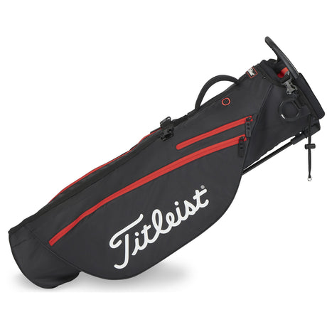 Titleist 2025 Premium Carrybag / Pencil Bag, Schwarz / Rot