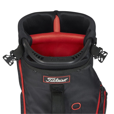 Titleist 2025 Premium Carrybag / Pencil Bag, Schwarz / Rot