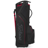 Titleist 2026 Hybrid 14 StaDry Waterproof Standbag, Schwarz / Rot
