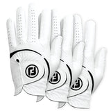 3er Pack FootJoy WeatherSof Golfhandschuh, Herren - Links getragen