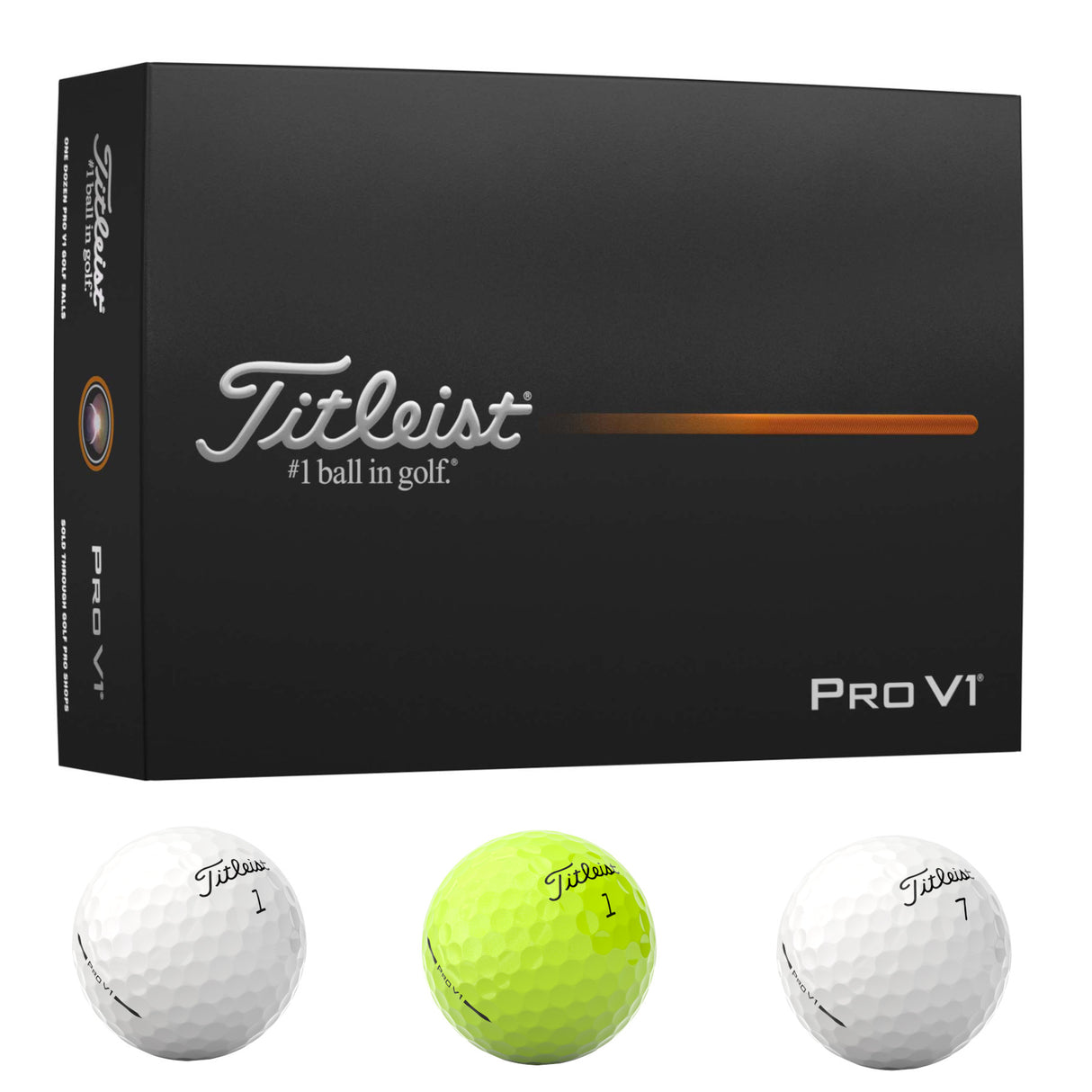 Titleist Pro V1 Golfbälle 2026, 12 Stück