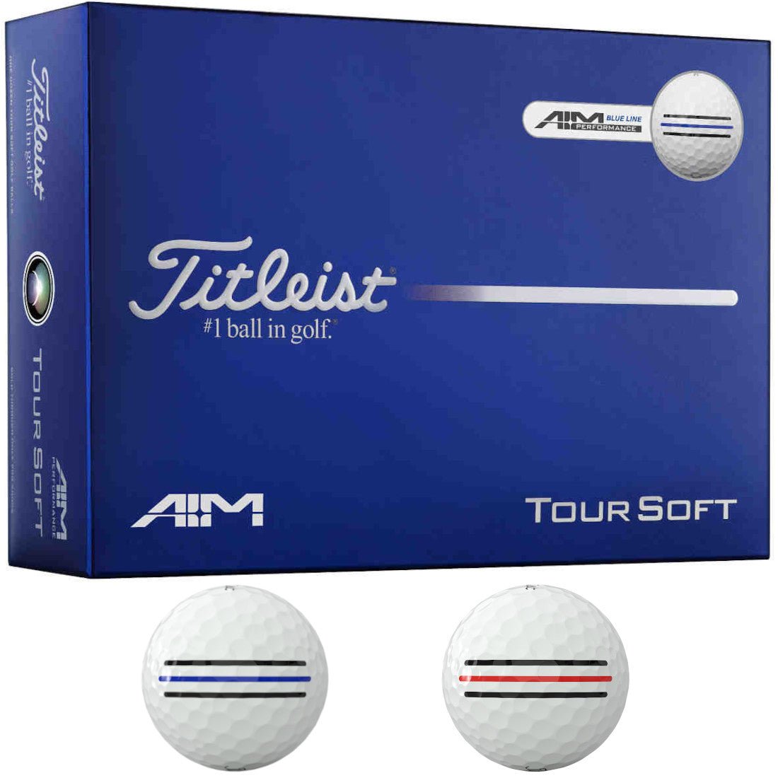 Titleist 2026 Tour Soft AIM Performance Golfbälle, 12 Stück - Golflaedchen.de