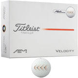 Titleist 2026 Velocity AIM Performance Golfbälle, Weiß, 12 Stück - Golflaedchen.de