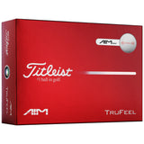 Titleist 2026 TruFeel AIM 360° Golfbälle, Weiß, 12 Stück - Golflaedchen.de