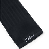 Titleist Players Tri-Fold Golf Schlägertuch / Handtuch, Schwarz