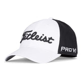 Titleist Tour Performance Mesh Herren Cap, Weiß / Schwarz