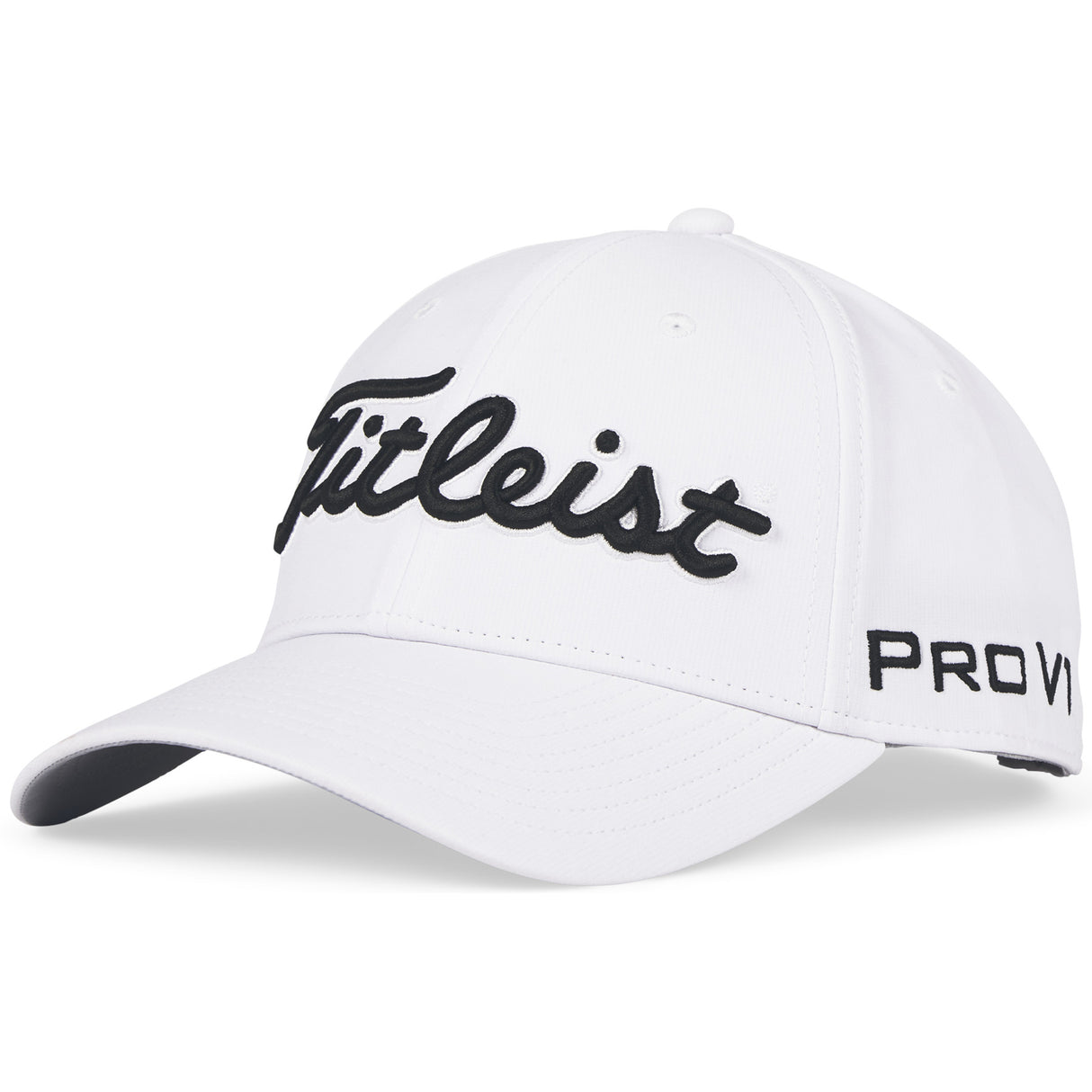Titleist 2026 Tour Performance Herren Cap, Weiß / Schwarz