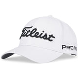 Titleist 2026 Tour Performance Herren Cap, Weiß / Schwarz