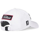 Titleist 2026 Tour Performance Herren Cap, Weiß / Schwarz
