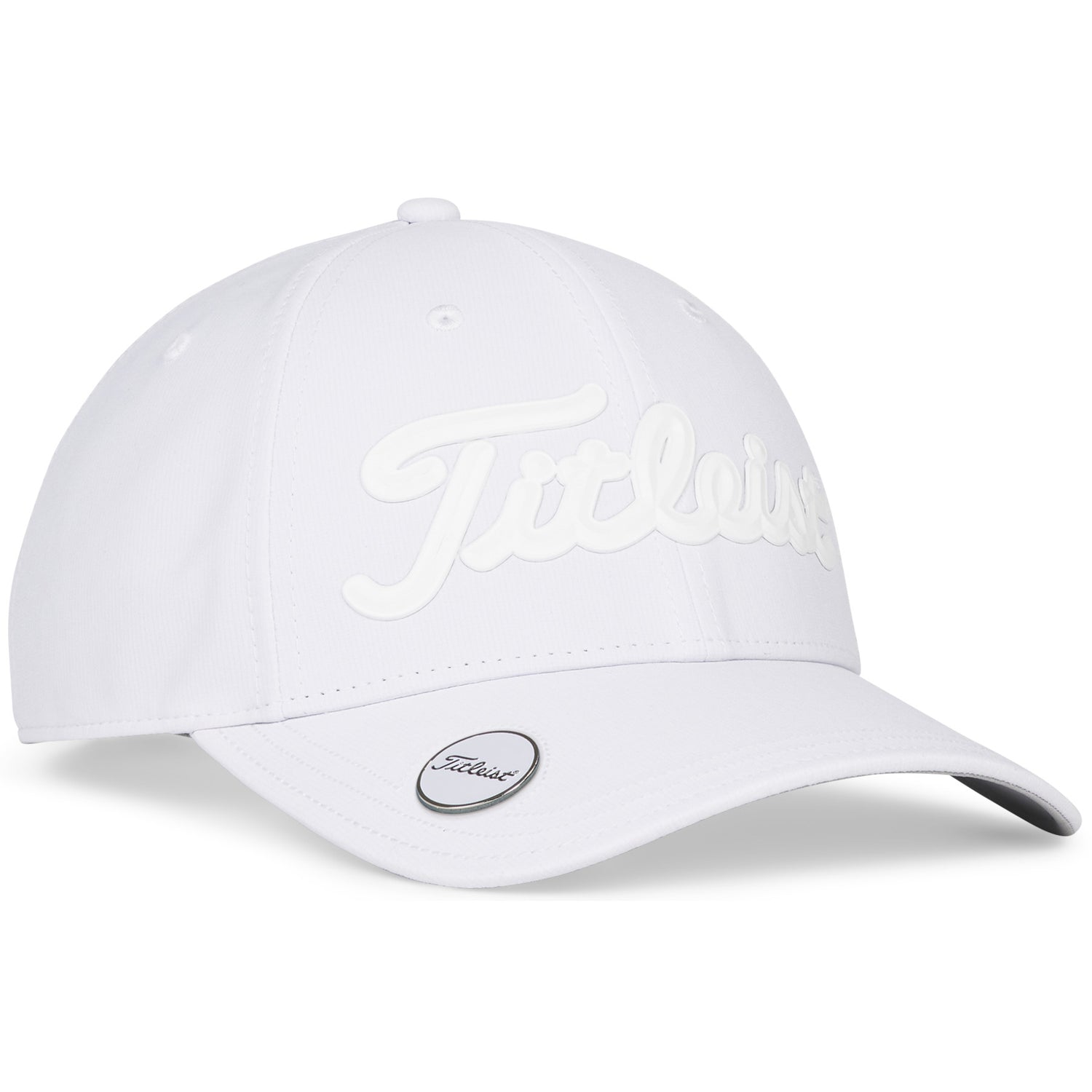 Titleist 2026 Players Performance Ball Marker Cap, Weiß