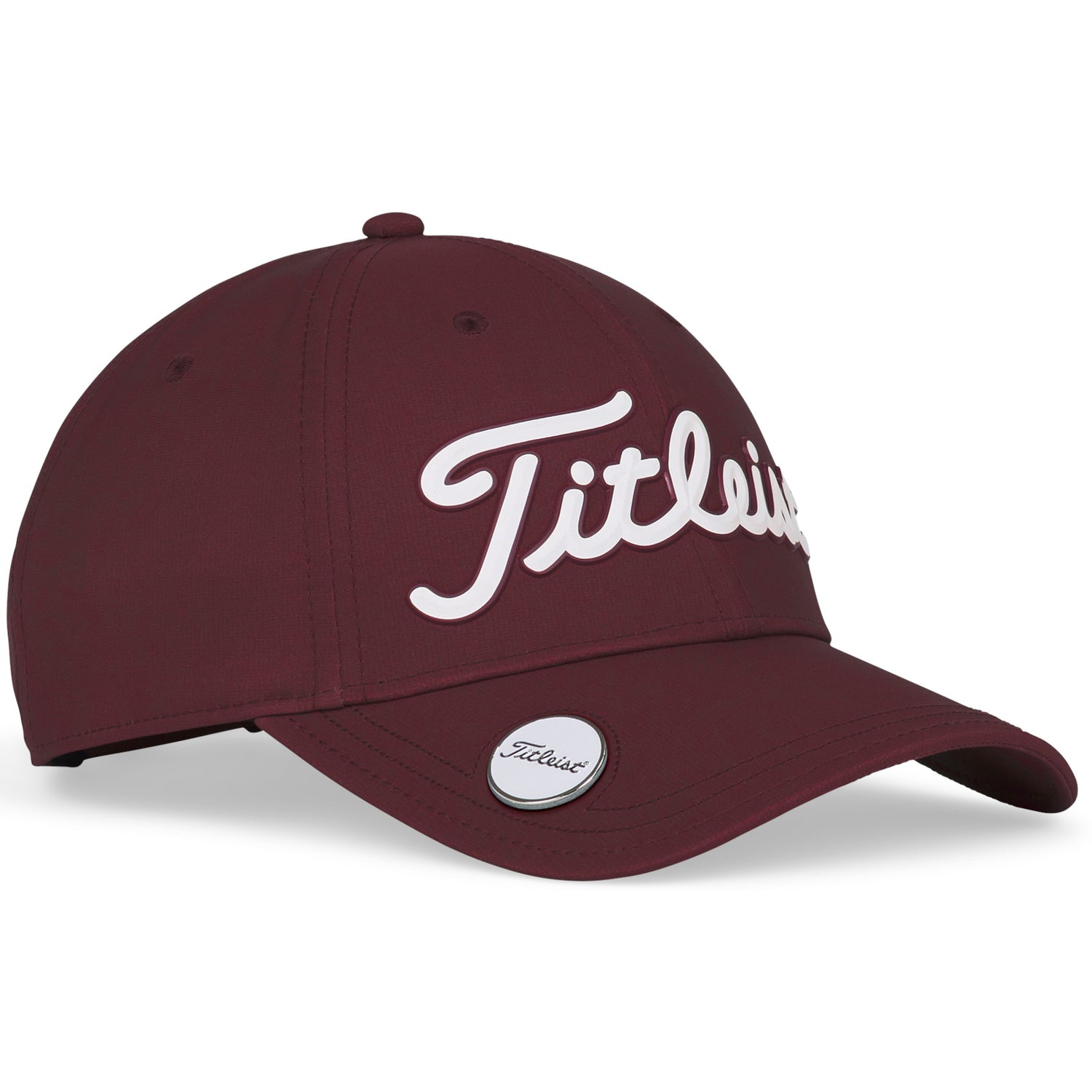 Titleist 2026 Players Performance Ball Marker Cap, Weinrot