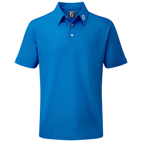 FootJoy Pique Solid Herren Golfshirt, Kobaltblau