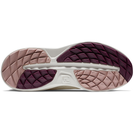 FootJoy 2024 Flex XP Damen Golfschuhe, Peach / Beige / White